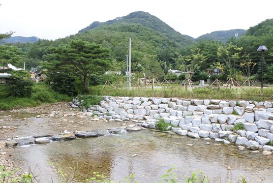 공작산 공작골 생태관광농원 조성사업 시공 사진